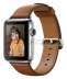 Apple Watch Series 2 38мм Корпус из нержавеющей стали, ремешок золотисто-коричневого цвета с классической пряжкой (MNP72)