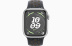 Apple Watch Series 9 // 45мм GPS+Cellular // Корпус из алюминия серебристого цвета, спортивный ремешок Nike цвета "полуночное небо"