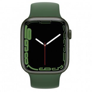 Apple Watch Series 7 // 41мм GPS // Корпус из алюминия зеленого цвета, монобраслет цвета «зелёный клевер»