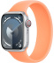 Apple Watch Series 9 // 45мм GPS+Cellular // Корпус из алюминия серебристого цвета, монобраслет цвета "апельсиновый сорбет"