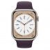 Apple Watch Series 8 // 45мм GPS + Cellular // Корпус из алюминия цвета "сияющая звезда", спортивный ремешок цвета "бузина"