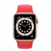 Apple Watch Series 6 // 44мм GPS + Cellular // Корпус из алюминия золотого цвета, спортивный ремешок цвета (PRODUCT)RED