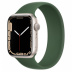 Apple Watch Series 7 // 45мм GPS // Корпус из алюминия цвета «сияющая звезда», монобраслет цвета «зелёный клевер»
