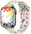 Apple Watch Series 9 // 45мм GPS+Cellular // Корпус из нержавеющей стали серебристого цвета, спортивный ремешок цвета Pride Edition