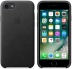 Кожаный чехол для iPhone 7/8, чёрный цвет, оригинальный Apple, оригинальный Apple