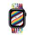Apple Watch Series 8 // 45мм GPS + Cellular // Корпус из алюминия цвета "темная ночь", плетёный монобраслет цвета Pride Edition