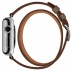 Apple Watch Series 2 Hermès 38мм Корпус из нержавеющей стали, ремешок Double Tour из кожи Swift цвета Étoupe