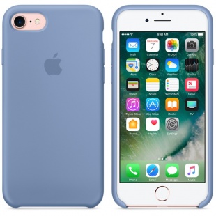 Силиконовый чехол для iPhone 7/8, лазурный цвет, оригинальный Apple, оригинальный Apple