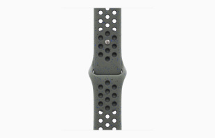 Apple Watch Series 9 // 41мм GPS // Корпус из алюминия розового цвета, спортивный ремешок Nike цвета "карго хаки"