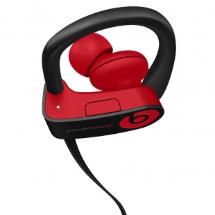 Беспроводные наушники PowerBeats3, коллекция Beats Decade, цвет «дерзкий чёрно-красный»