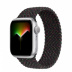 Apple Watch Series 8 // 41мм GPS // Корпус из алюминия серебристого цвета, плетёный монобраслет цвета Black Unity