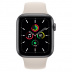 Apple Watch SE // 44мм GPS // Корпус из алюминия цвета «серый космос», спортивный ремешок цвета «Сияющая звезда» (2020)