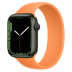 Apple Watch Series 7 // 45мм GPS // Корпус из алюминия зеленого цвета, монобраслет цвета «весенняя мимоза»