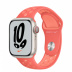 Apple Watch Series 7 // 41мм GPS + Cellular // Корпус из алюминия цвета «сияющая звезда», спортивный ремешок Nike цвета «волшебная искра/нежная заря»
