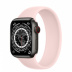 Apple Watch Series 7 // 41мм GPS + Cellular // Корпус из титана цвета «черный космос», монобраслет цвета «розовый мел»