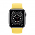Apple Watch Series 6 // 44мм GPS // Корпус из алюминия цвета "серый космос", монобраслет имбирного цвета