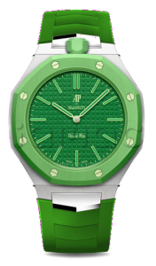 Аксессуары Golden Concept Royal Sport Edition для часов Swatch Royal Pop (GREEN EIGHT) (Зеленый и салатовый ремешки)