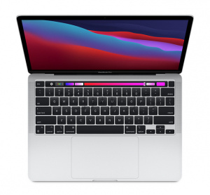 Купить MacBook Pro 13" «Серебристый» (Custom) + Touch Bar и Touch ID // Чип Apple M1 8-Core CPU, 8-Core GPU, 8 ГБ, 1 ТБ (Late 2020)