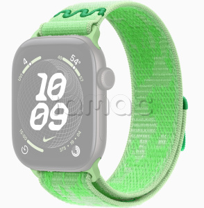 46мм Спортивный браслет Nike цвета «Зеленая искра» для Apple Watch