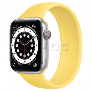 Купить Apple Watch Series 6 // 44мм GPS + Cellular // Корпус из алюминия серебристого цвета, монобраслет имбирного цвета