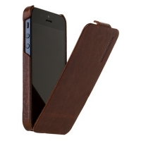 Чехол для iPhone 5s Borofone General flip Leather Case Coffee