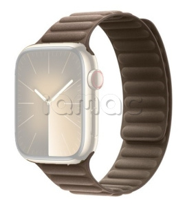 45мм M/L Ремешок FineWoven серо-коричневого цвета со скрытой магнитной застежкой для Apple Watch