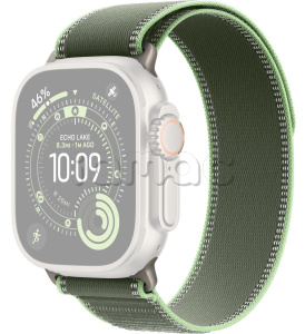 49мм Ремешок Trail Loop зеленого цвета, отделка из натурального титана, для Apple Watch Ultra
