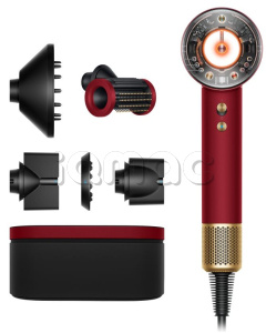 Купить Фен Dyson Supersonic Nural HD16 с кейсом (Red Velvet/Gold) (Красный бархат/Золото)