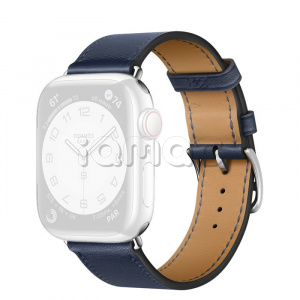 41мм Ремешок Hermès Single (Simple) Tour цвета Navy для Apple Watch