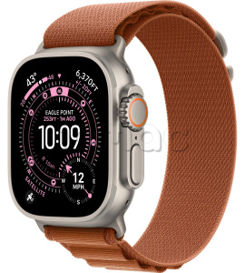 Купить Apple Watch Ultra 3 (2025) // 49мм GPS+Cellular // Корпус из титана, ремешок Alpine Loop терракотового цвета