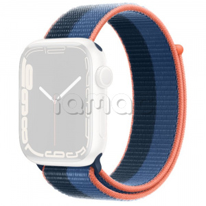 45мм Спортивный браслет цвета «Голубая сойка/синий омут» для Apple Watch