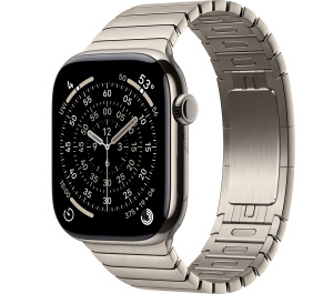 Apple Watch Series 11 // 42мм GPS+Cellular // Корпус из титана натурального цвета, блочный браслет натурального цвета