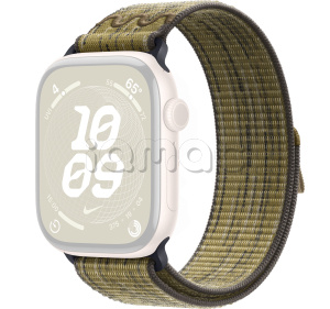 42мм Спортивный браслет Nike цвета «Зеленый/серый» для Apple Watch
