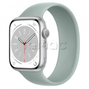 Купить Apple Watch Series 8 // 45мм GPS // Корпус из алюминия серебристого цвета, монобраслет цвета "суккулент"