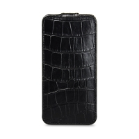 Чехол для iPhone 5s Melkco Leather Case Jacka Type Crocodile Print Pattern - Black