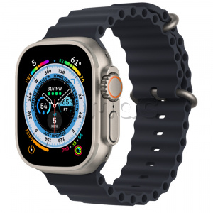 Купить Apple Watch Ultra // 49мм GPS + Cellular // Корпус из титана, ремешок Ocean Band цвета "темная ночь"
