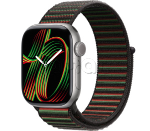 Купить Apple Watch Series 11 // 42мм GPS // Корпус из алюминия цвета "серый космос", спортивный браслет цвета Unity Rhythm