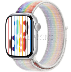 Купить Apple Watch Series 11 // 46мм GPS // Корпус из алюминия серебристого цвета, спортивный браслет цвета Pride Edition
