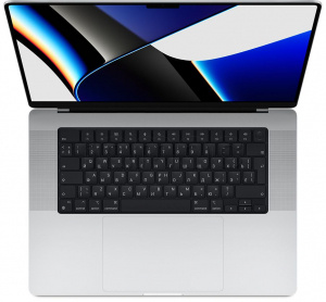 Купить MacBook Pro 16" «Серебристый» (Custom) + Touch ID // Чип Apple M1 Max 10-Core CPU, 24-Core GPU, 32 ГБ, 1 ТБ (Late 2021)
