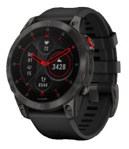 Купить Умные часы Garmin Epix Gen 2 (47mm) Sapphire, черный титановый корпус с DLC-покрытием, черный силиконовый ремешок