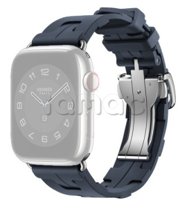 45мм Ремешок Hermès Kilim Single (Simple) Tour цвета Navy для Apple Watch