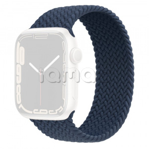45мм Плетёный монобраслет цвета «Синий омут» для Apple Watch