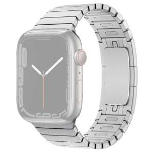 42/44мм Блочный браслет из нержавеющей стали для Apple Watch