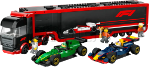 Конструктор Lego City Грузовик F1 с автомобилями RB20 и AMR24 F1 (60445)