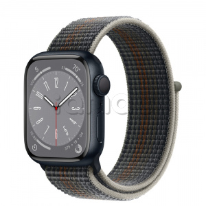 Купить Apple Watch Series 8 // 41мм GPS // Корпус из алюминия цвета "темная ночь", спортивный браслет цвета "темная ночь"