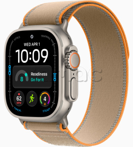 Купить Apple Watch Ultra 4 (2026) // 49мм GPS+Cellular // Корпус из титана, ремешок Trail Loop песочного цвета