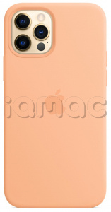Силиконовый чехол MagSafe для iPhone 12 Pro, светло-абрикосовый цвет