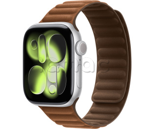 Купить Apple Watch Series 11 // 42мм GPS // Корпус из алюминия серебристого цвета, браслет карамельного цвета, с магнитной застежкой