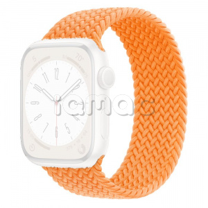 45мм Плетёный монобраслет цвета «Яркий апельсин» для Apple Watch