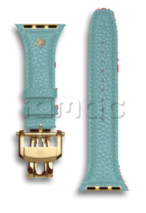 Ремешок Golden Concept для Apple Watch, Full-Grain Leather (Sky)